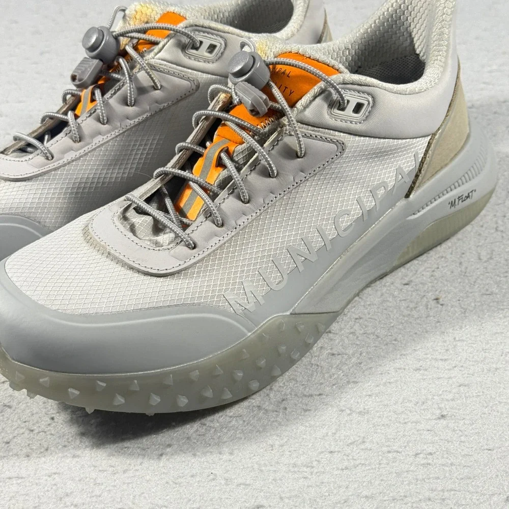 Municipal Sportcross ATG Golf Shoes Mens 11 Gray Spikeless All Terrain